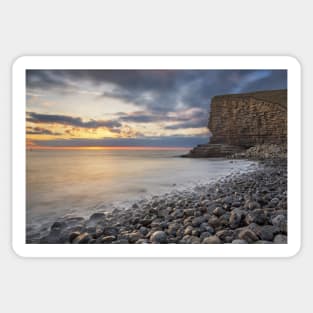 Nash Point, Glamorgan Heritage Coast, Wales Sticker